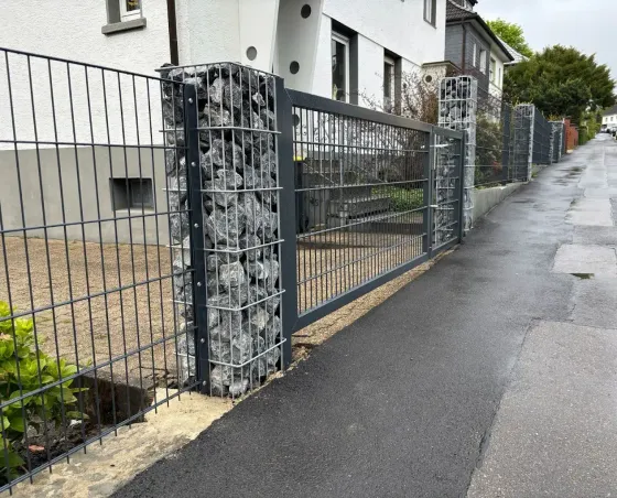 Gabionen und Steinzäune in Nürnberg - fachgerechte Ausführung vor Ort