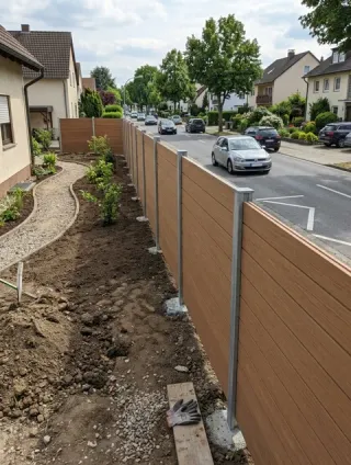 Lärmschutzzaun in Nürnberg - fachgerechte Ausführung vor Ort